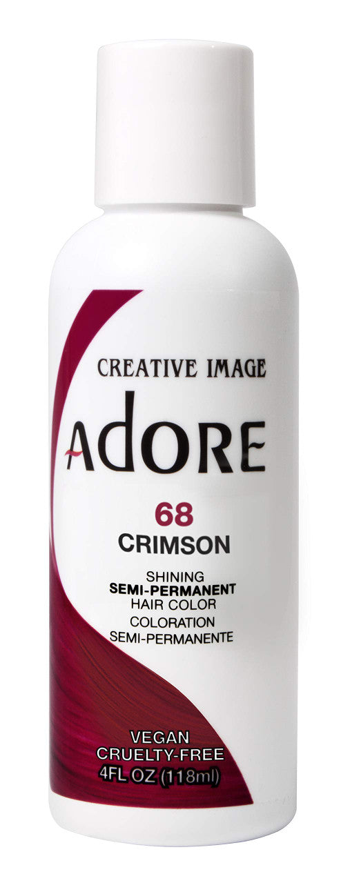 Adore Semi-Permanent Haircolor Crimson 68, 4 Oz